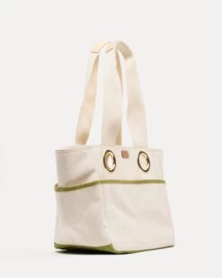 Mr. Green Jeans Tote Natural Green -Clothing Store MRGREENPP 02