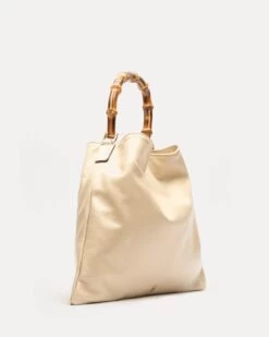 Muriel Tote Naplak Oyster -Clothing Store MURIELNP OYSTER 02