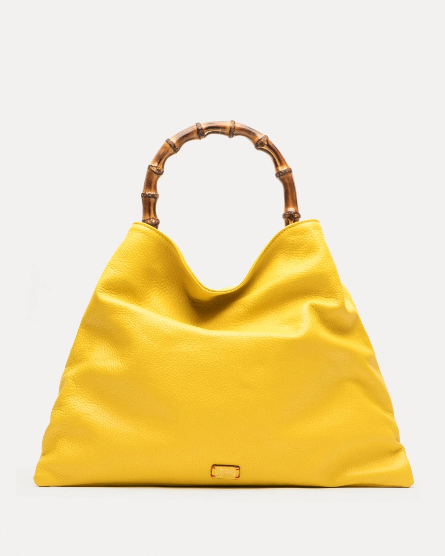 Muriel Tote Tumbled Leather Canary 3 Muriel Tote Tumbled Leather Canary