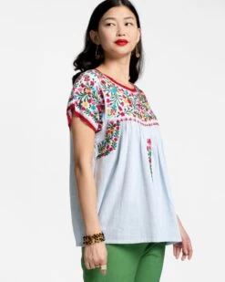 Marina Embroidered Top -Clothing Store Maria top 02 7154c58d 2fe0 4ae6 a984 ebdf004f563d