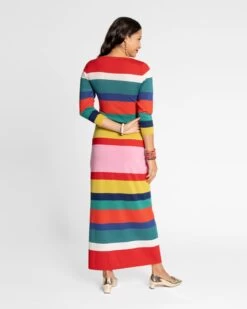 Monaco Maxi Dress Wool Multi -Clothing Store Monaco Dress 04 ed573319 81cb 4c8d bfcf 3f43a8c6ed18