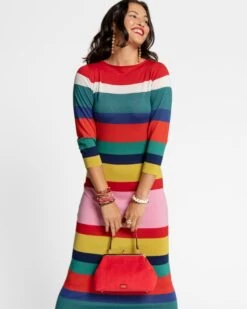 Monaco Maxi Dress Wool Multi -Clothing Store Monaco Dress 05 740e29c0 8dab 46b8 93d6 a0bea4247de1