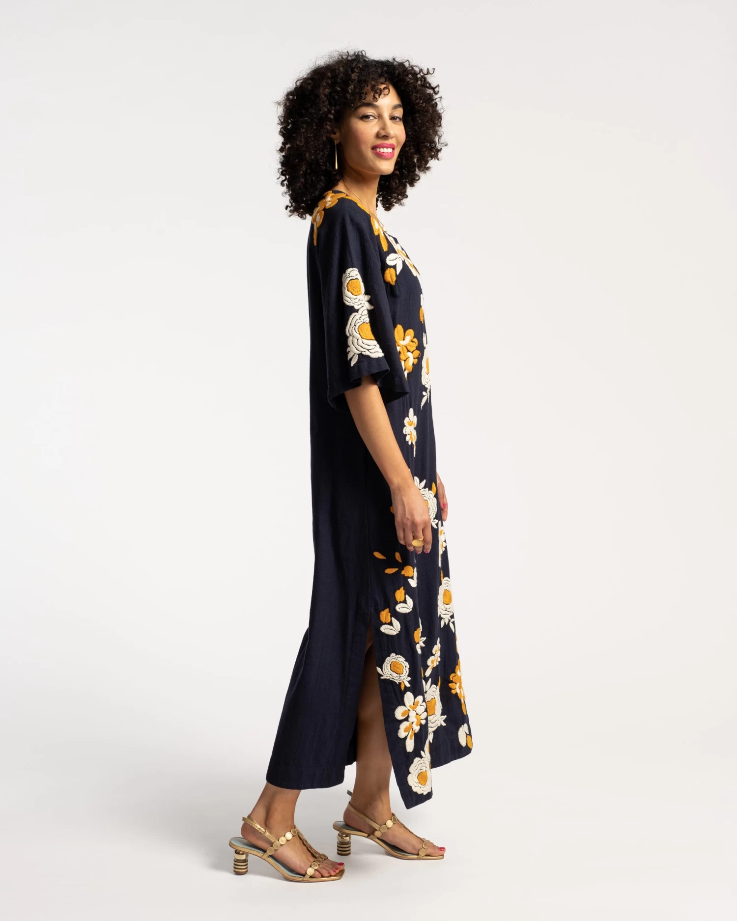 Dreamy Caftan Blue Blossom 5 Dreamy Caftan Blue Blossom - Image 3