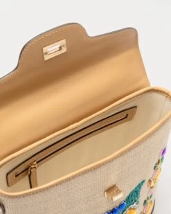 Agatha Embroidered Basket -Clothing Store OWL TOTE 03