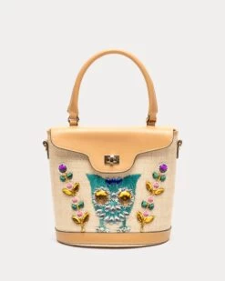 Clothing Store 41 Agatha Embroidered Basket