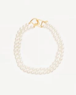 Double Strand Perfect Pearl Necklace