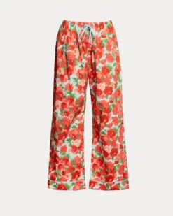 Teddy Pajama Pant Peony -Clothing Store PJ PEONY 01