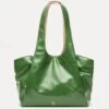 Portia Satchel Naplak Green Oyster 1 Portia Satchel Naplak Green Oyster -Clothing Store PORTIANP GREEN 01