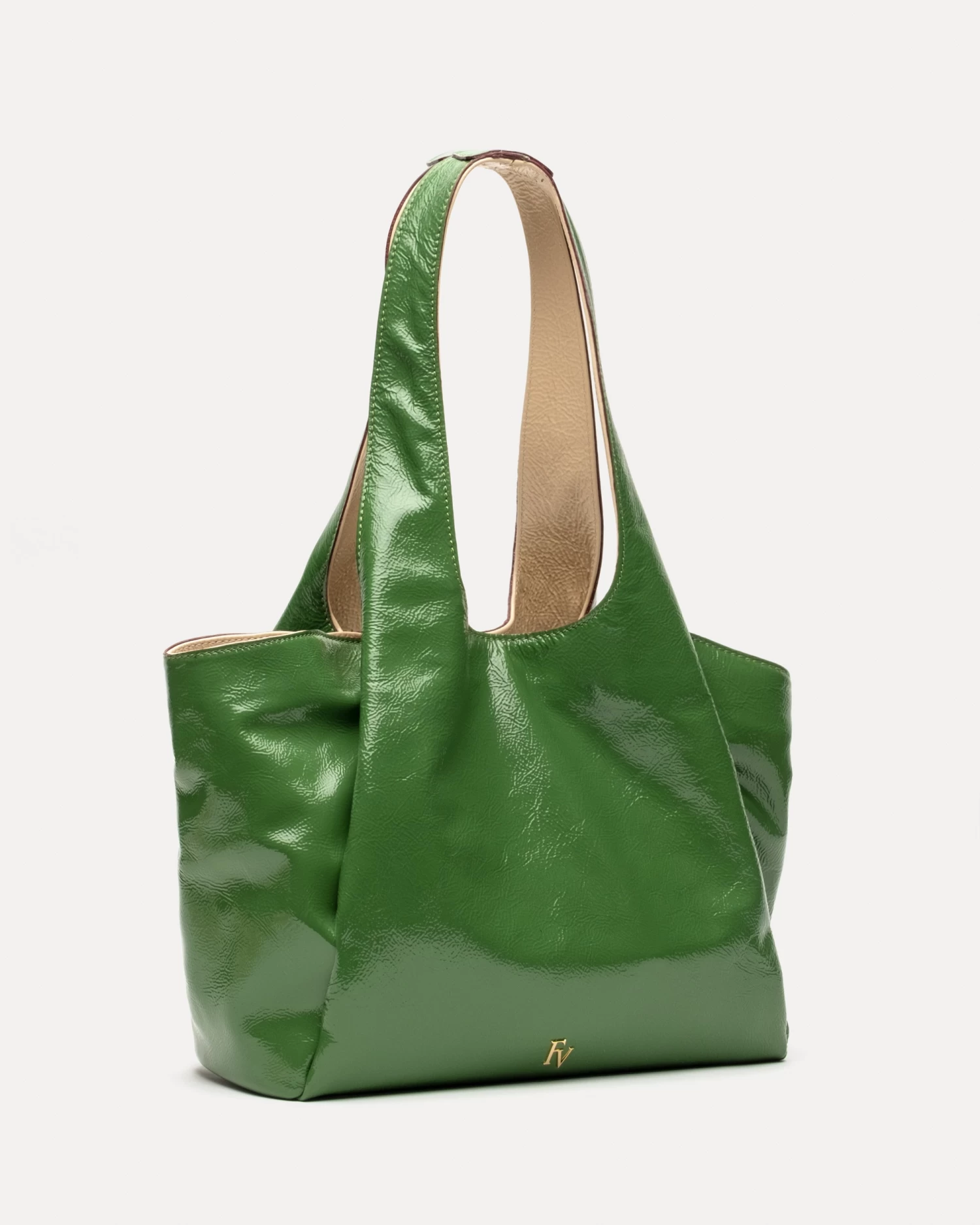 Portia Satchel Naplak Green Oyster 5 Portia Satchel Naplak Green Oyster - Image 3