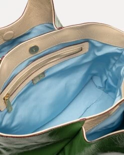 Portia Satchel Naplak Green Oyster 9 Portia Satchel Naplak Green Oyster -Clothing Store PORTIANP GREEN 03