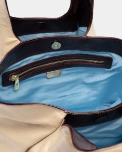 Portia Satchel Naplak Oyster Chocolate -Clothing Store PORTIANP OYSTER 03