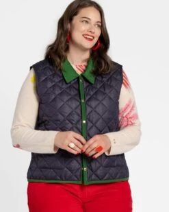 Quilted Vest Navy 15 Quilted Vest Navy -Clothing Store Puffervest navy 06 119b4ea4 e008 4d66 82e2 e14871ac3736