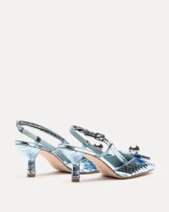 Raquel Pump Disco Leather Celeste 10 Raquel Pump Disco Leather Celeste -Clothing Store RAQUELDL CELESTE 03