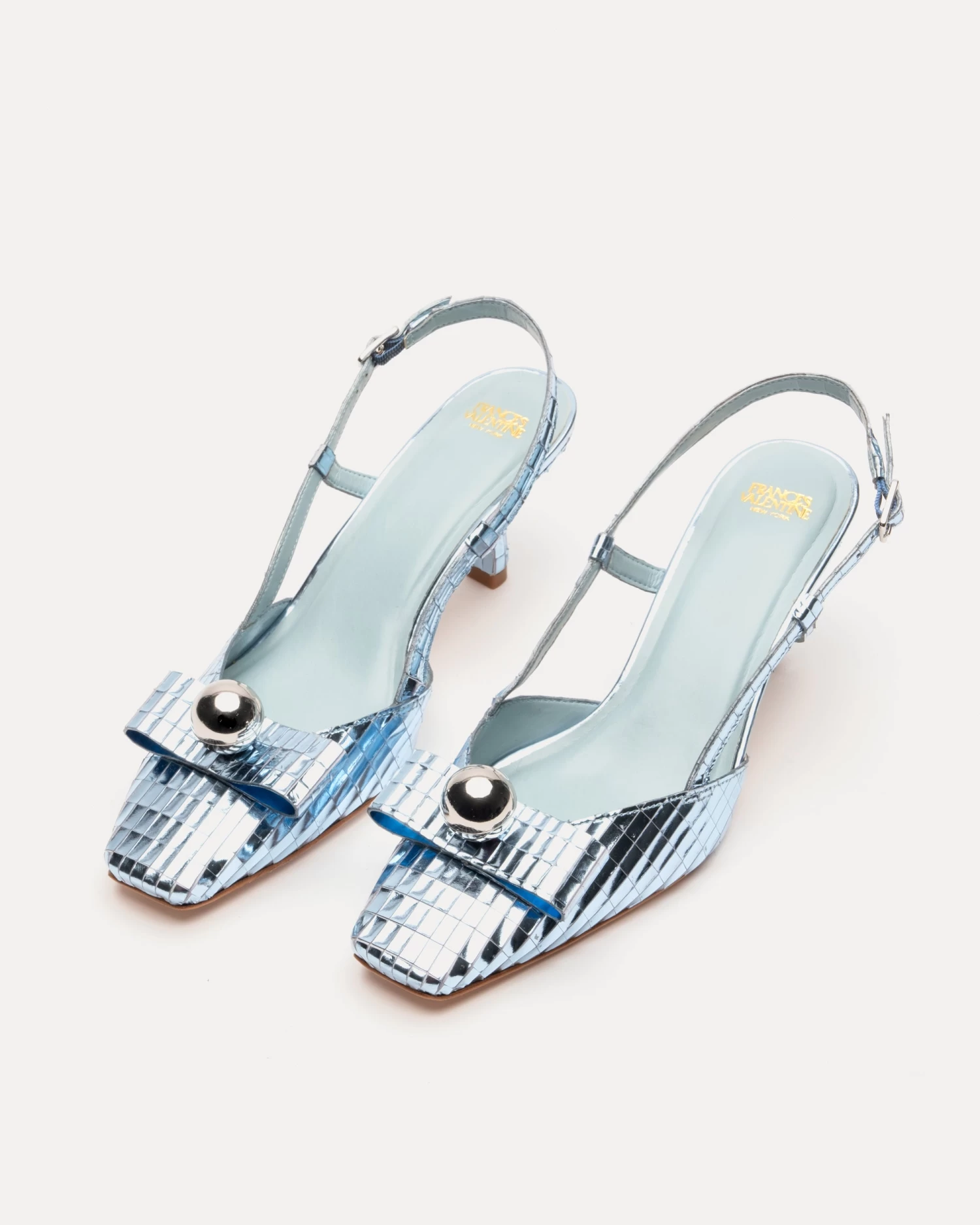 Raquel Pump Disco Leather Celeste 7 Raquel Pump Disco Leather Celeste - Image 5