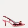 Raquel Pump Disco Leather Rose 1 Raquel Pump Disco Leather Rose -Clothing Store RAQUELDL ROSE 01