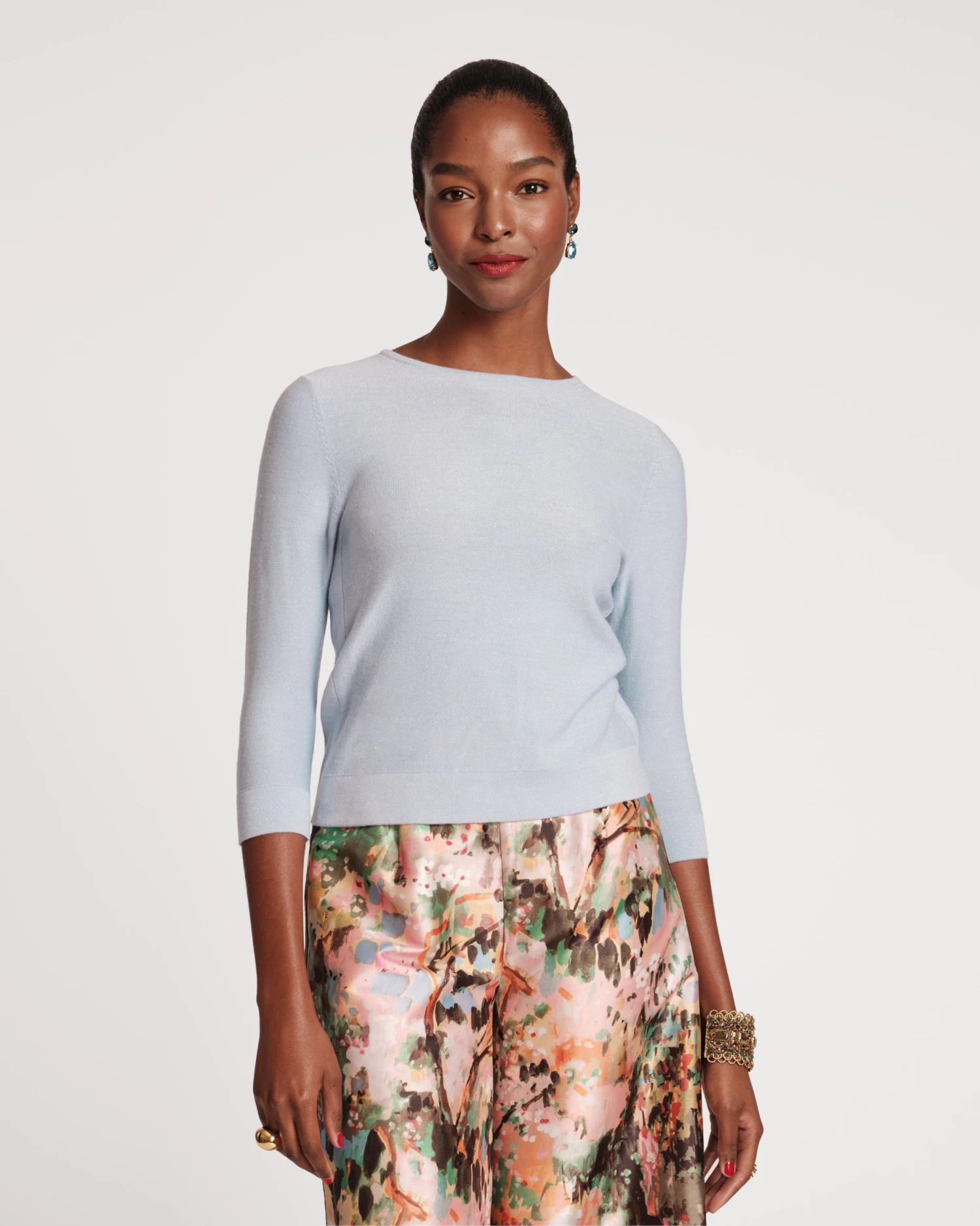 Rebekah Knit Top Light Blue 3 Rebekah Knit Top Light Blue