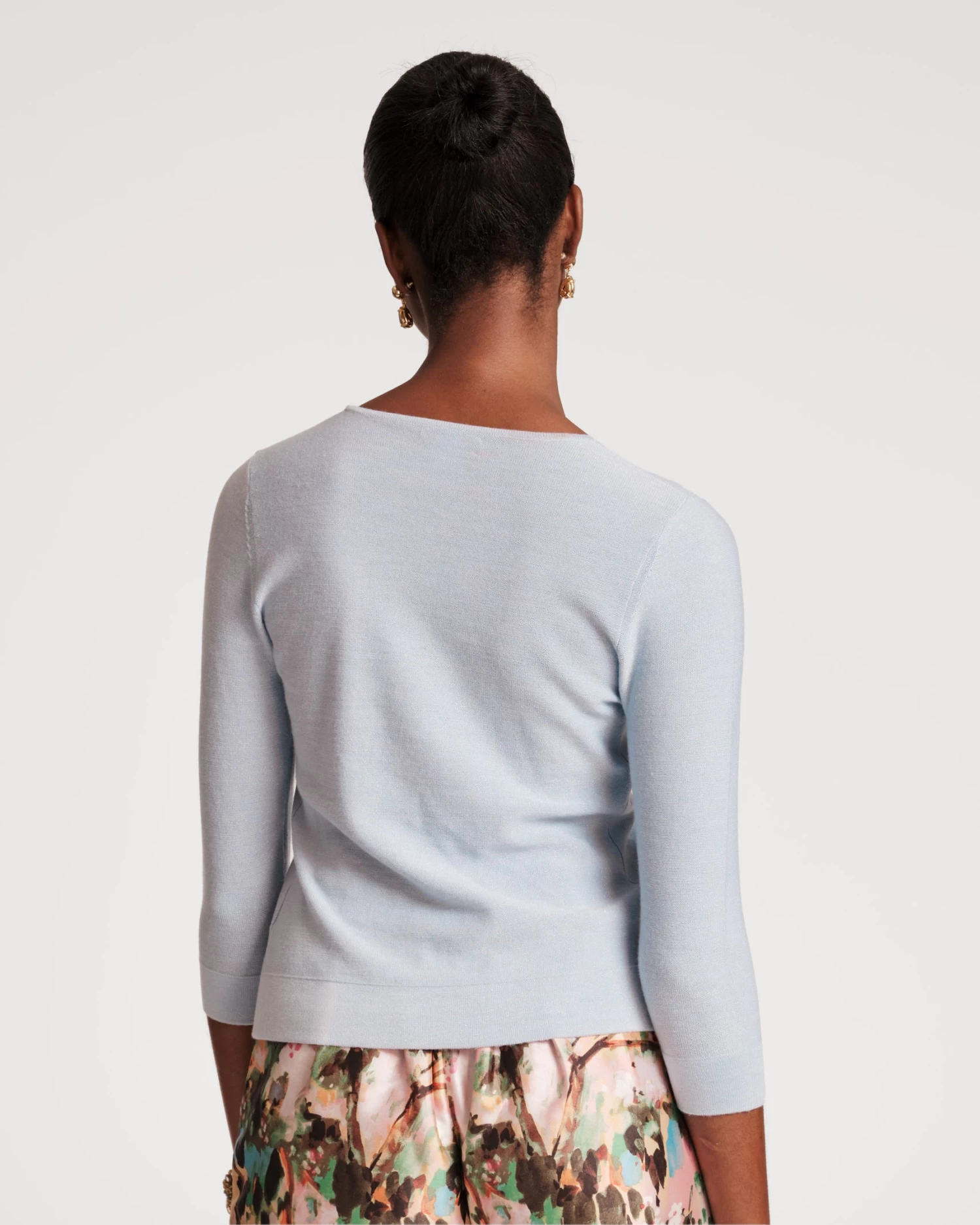 Rebekah Knit Top Light Blue 5 Rebekah Knit Top Light Blue - Image 3