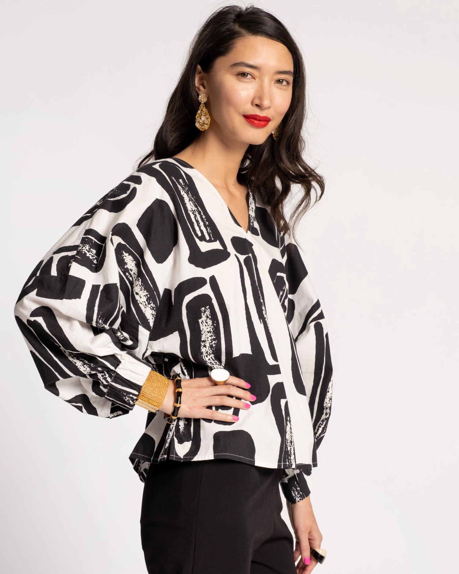 Rosa Top Flintstone Oyster Black 7 Rosa Top Flintstone Oyster Black - Image 5