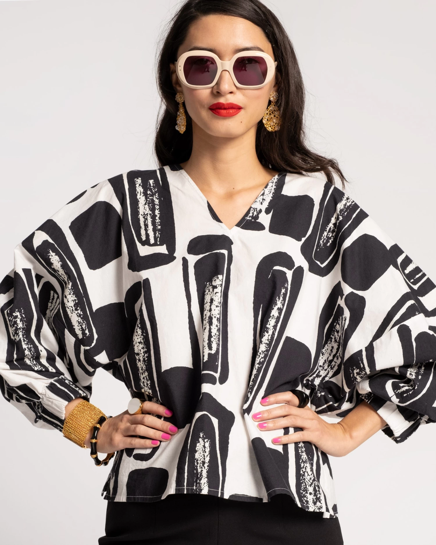 Rosa Top Flintstone Oyster Black 3 Rosa Top Flintstone Oyster Black