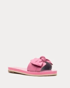 Sandy Cloud Slide Soft Nappa Pink Oyster -Clothing Store SANDYSLGN PINK 02