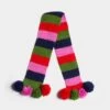 Festival Stripe Scarf -Clothing Store SCARF POMPOM d2a5c1f5 8cb0 485c 92e4 649c07bee57a
