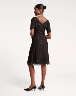 Valentina Sequin Dress Black -Clothing Store SEQUIN DRESS BLACK 03