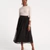 Valentina Sequin Ball Skirt Black -Clothing Store SEQUIN SKIRT BLACK 01