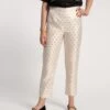 Lucy Pant Metallic Jacquard Gold -Clothing Store SEQUIN TOP 04
