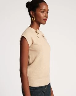 Janis Wool Shell Gold -Clothing Store SHELL BOW SPARKLE 03