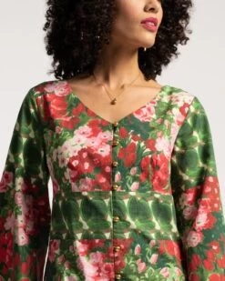 Shimmy Dress Meadow Floral Print -Clothing Store SHIMMY 04