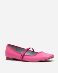 Jude Mary Jane Leather Flat Pink -Clothing Store SS19 JUDE PINK 02 4079e932 48b6 4159 937b 497384b2444b
