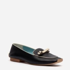 Suzanne Loafer Leather Black Oyster -Clothing Store SS19 SUZANNE LOAFER BLACK 02 a97dcb7a bdce 4c7b bab3 7a594ea3e817