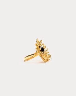 Coral Reef Ring Black -Clothing Store STAR CORAL RING 02