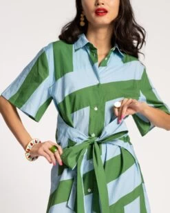 Amanda Shirtdress Stripe Green Light Blue 9 Amanda Shirtdress Stripe Green Light Blue -Clothing Store STRIPEDRESS BG 05 c13846df 4ec1 4e8b a0f2 fa70d377fb3b
