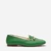 Suzanne Cozy Loafer Nappa Faux Shearling Green