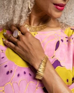 Sol Bracelet Gold -Clothing Store Spinnaker Maxi African Daisy0189