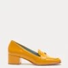 Twiggy Loafer Heel Soft Patent Mustard -Clothing Store TWIGGYSP MUSTARD 01