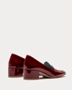 Twiggy Loafer Heel Soft Patent Red -Clothing Store TWIGGYSP RED 03