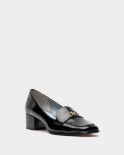 Twiggy Crinkle Soft Patent Loafer Black -Clothing Store TWIGGY BLACK 02