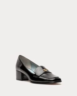 Twiggy Crinkle Soft Patent Loafer Black -Clothing Store TWIGGY BLACK 03