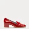 Twiggy Crinkle Soft Patent Loafer Cranberry 2 Twiggy Crinkle Soft Patent Loafer Cranberry -Clothing Store TWIGGY RED 01