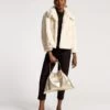 Babe Jacket Ripple Faux Fur White