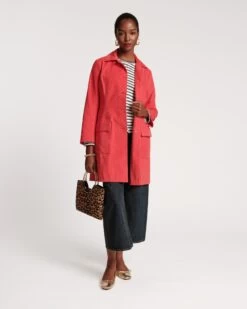 Barn Jacket Mini Wale Corduroy Coral 10 Barn Jacket Mini Wale Corduroy Coral -Clothing Store barn red 04