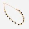 Black Bead Shilling Necklace -Clothing Store beadshilling 1