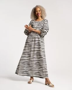 Bliss Maxi Dress Painterly Stripe