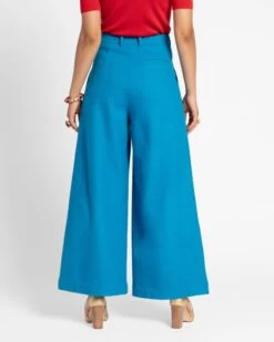 Bossy Pant Wool Turquoise 12 Bossy Pant Wool Turquoise -Clothing Store bossy torq 04