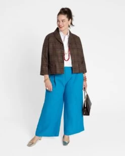 Bossy Pant Wool Turquoise 13 Bossy Pant Wool Turquoise -Clothing Store bossy torq 06