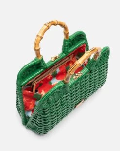 Buzzy Basket Peony Green -Clothing Store buzzy green interior