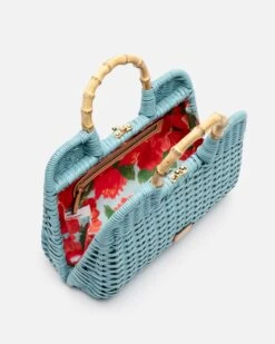 Buzzy Basket Peony Light Blue -Clothing Store buzzy ltblue interior