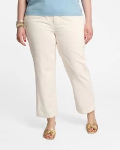 Chloe Corduroy Pant Oyster 9 Chloe Corduroy Pant Oyster -Clothing Store chloe white